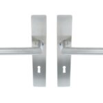 ODShop deurkruk Modern haaks op recht schild SL72 rvs