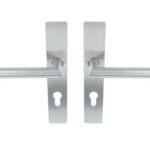 ODShop deurkruk Modern haaks op recht schild PC72 rvs