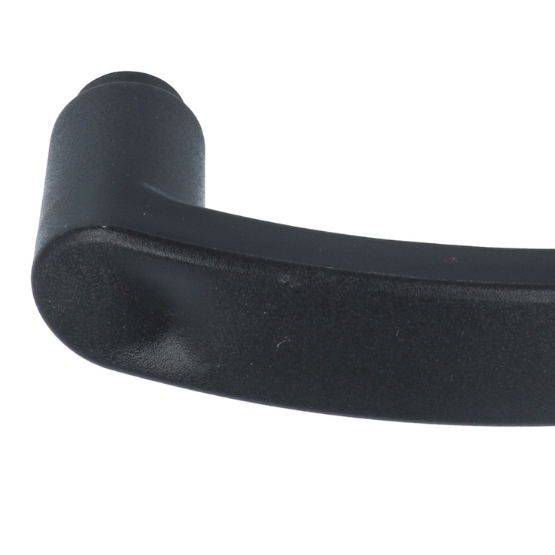 Deurkruk voor poortsloten zwart polyamide