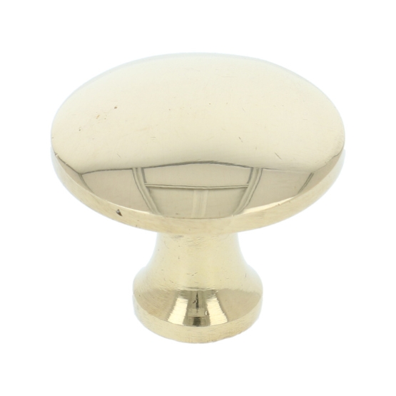 Knopje Messing Gepolijst 30 mm