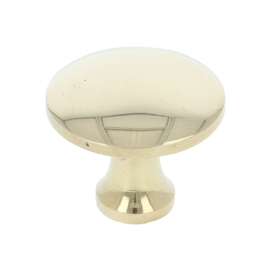 Knopje Messing Gepolijst 26 mm