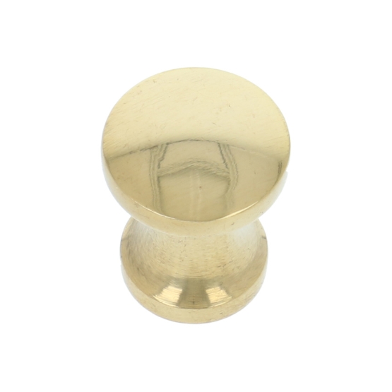 Knopje Messing Gepolijst 16 mm