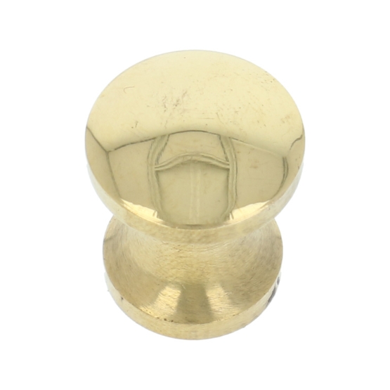 Knopje Messing Gepolijst 18 mm