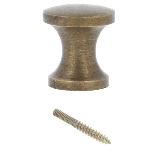 Knopje Messing Antiek 18 mm