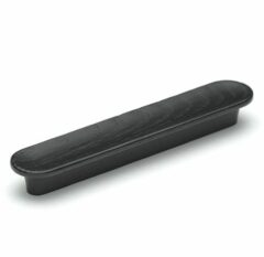 Greep Oslo Essen gelakt mat zwart 128 mm