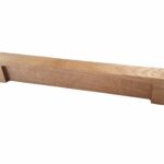 Greep Malmö Eiken gelakt 160 mm