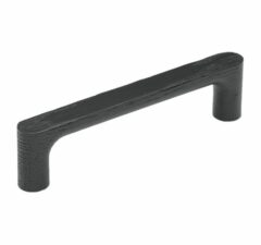Greep Silkeborg Essen gelakt mat zwart 128 mm