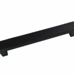 Greep Bench Recht Essen gelakt mat zwart 160 mm