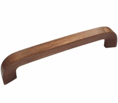 Greep Gotenburg Walnoot gelakt 160 mm