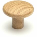 Meubelknop Odense Ø32mm eiken