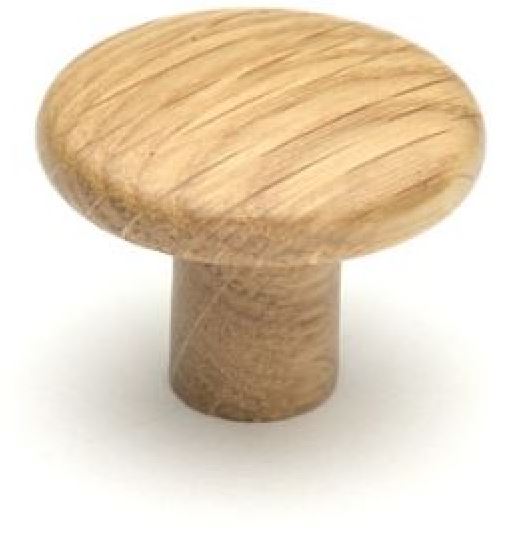 Meubelknop Odense Ø32mm eiken