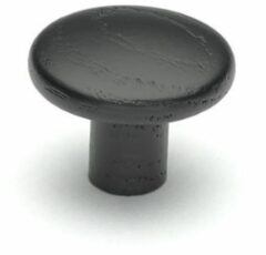 Meubelknop Odense Ø32mm essen mat zwart