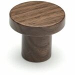 Meubelknop Stockholm Ø33mm walnoot
