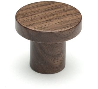 Meubelknop Stockholm Ø33mm walnoot
