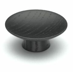 Meubelknop Helsingborg 20x50mm essen mat zwart