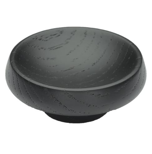 Meubelknop Hamar Ø66mm essen mat zwart