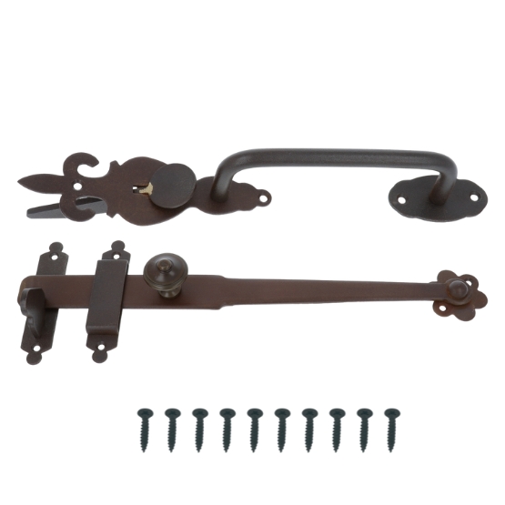 Staldeursluiting ijzer geroest