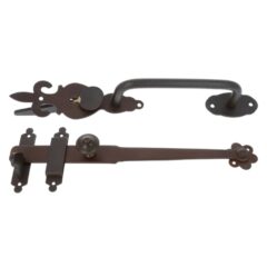 Staldeursluiting ijzer geroest