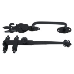 Staldeursluiting ijzer zwart