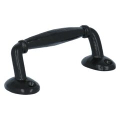 Meubelgreep 118 mm ijzer zwart