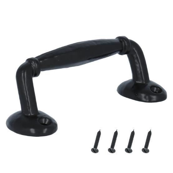 Meubelgreep 118 mm ijzer zwart