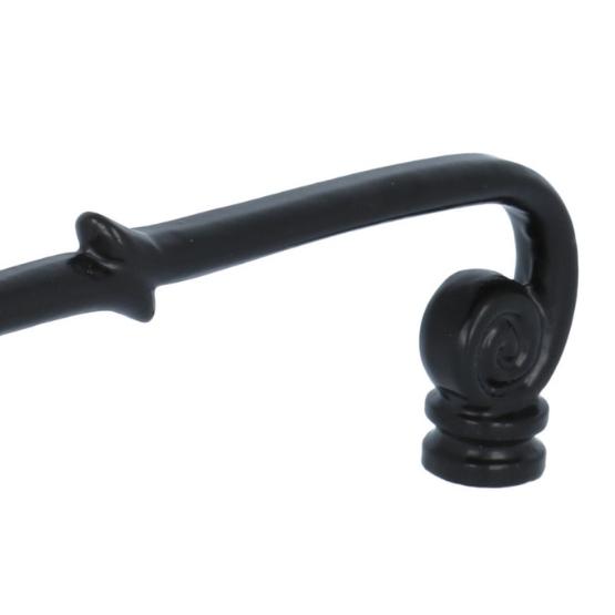 Greep spiraal 141 mm ijzer zwart