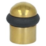 Deurstop 43 mm met ring messing