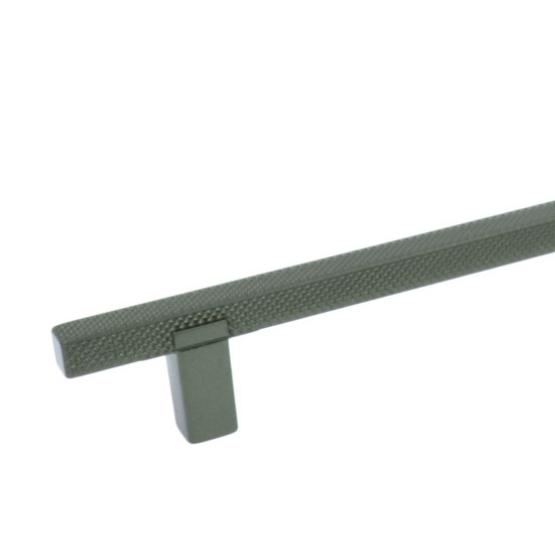 Greep geribbeld metallic groen 320 mm