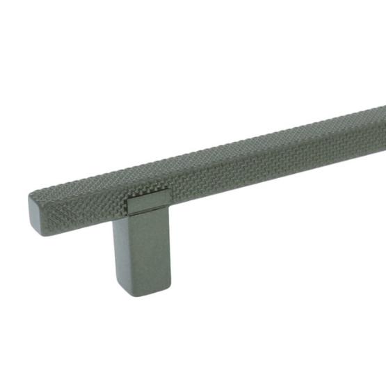 Greep geribbeld metallic groen 160 mm