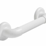 Secucare Wandbeugel basic 300 mm geribbeld kunststof wit