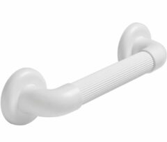 Secucare Wandbeugel basic 300 mm geribbeld kunststof wit