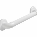 Secucare Wandbeugel basic 450 mm geribbeld kunststof wit