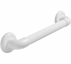 Secucare Wandbeugel basic 450 mm geribbeld kunststof wit