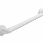 Secucare Wandbeugel basic 600 mm geribbeld kunststof wit