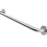 Secucare Wandbeugel 600 mm ø25 mm RVS geborsteld