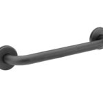 Secucare Wandbeugel 300 mm ø25 mm RVS zwart