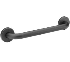 Secucare Wandbeugel 300 mm ø25 mm RVS zwart