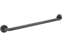 Secucare Wandbeugel 600 mm ø25 mm RVS zwart