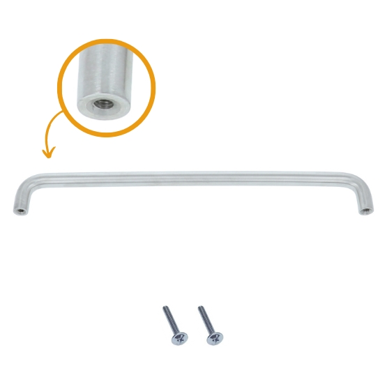 Beugelgreep rond 224 mm