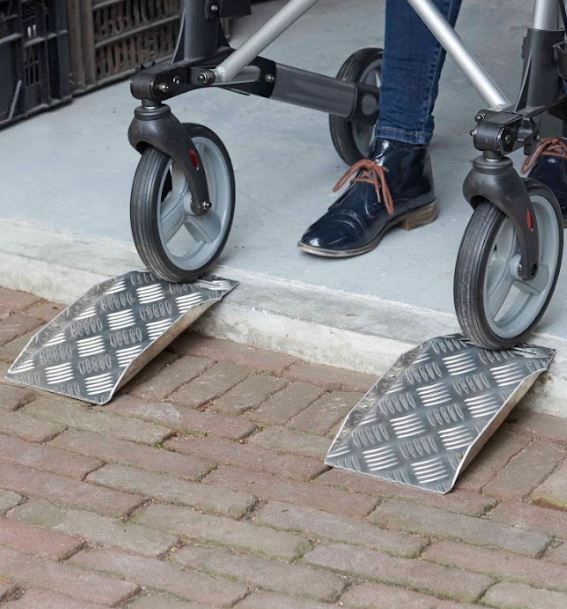 SecuCare Drempelhulp portable 0-100 mm aluminium 2 stuks