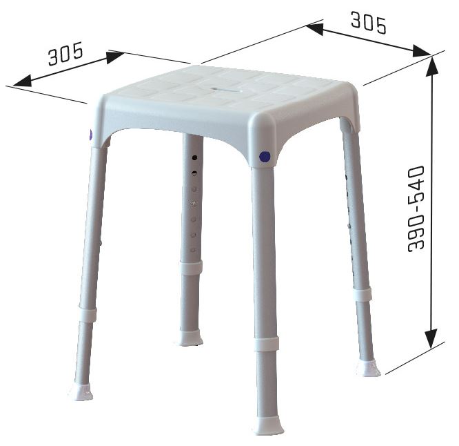 SecuCare Douchekruk Quattro verstelbaar