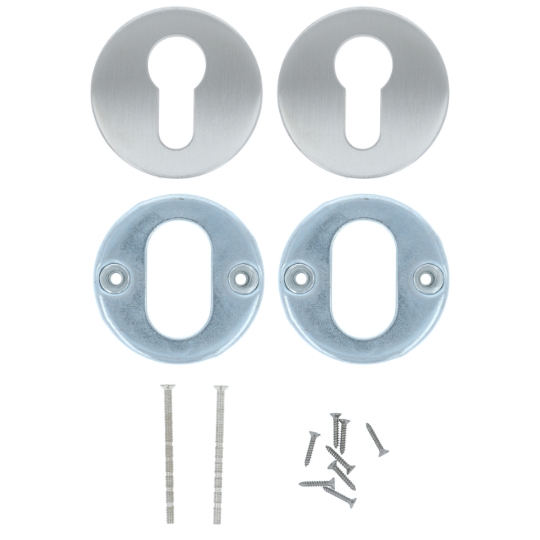 ODShop cilinderplaatjes Modern rond rvs