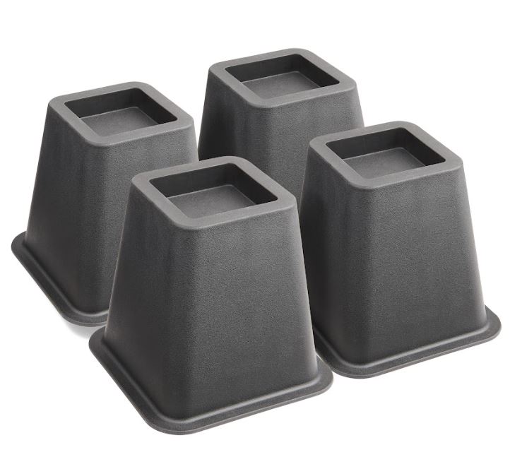 SecuCare bed/meubelverhoger 130 mm zwart