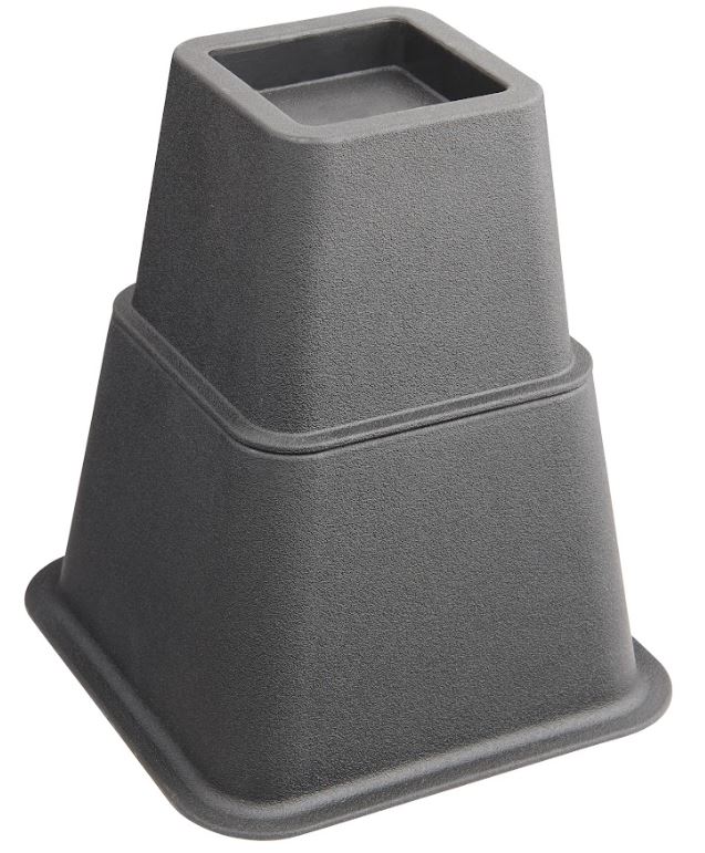 SecuCare bed/meubelverhoger 80/130/210 mm zwart