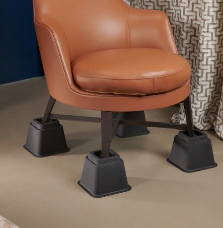 SecuCare bed/meubelverhoger 80/130/210 mm zwart