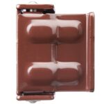 SecuMax draaikiep raamgrendel 840 bruin