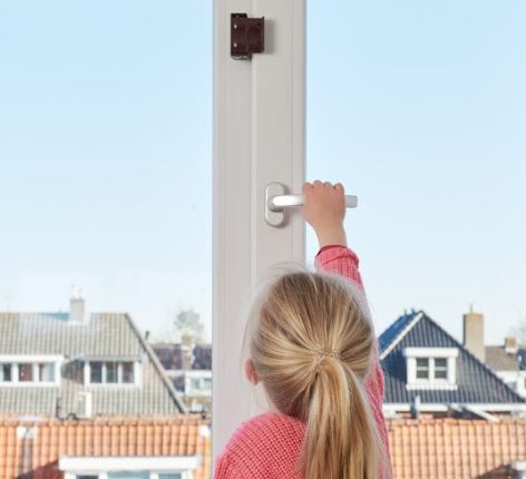 SecuMax draaikiep raamgrendel 840 bruin