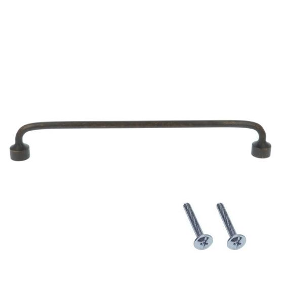 Greep zamac 192 mm donker brons