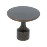 Knop zamac 35 mm donker brons