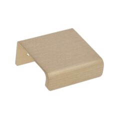 Bovengreep 40 mm aluminium oud goud geborsteld